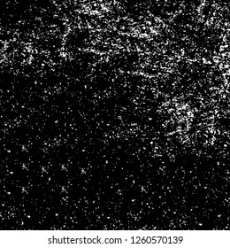 Vector grunge overlay texture. Black and white background