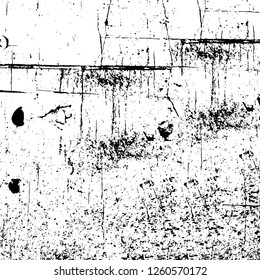 Vector grunge overlay texture. Black and white background