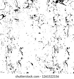 Vector grunge overlay texture. Black and white background