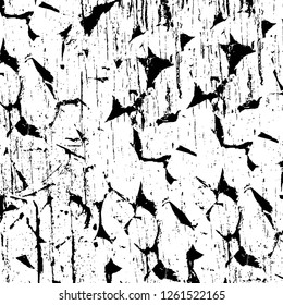 Vector grunge overlay texture. Black and white background