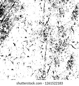 Vector grunge overlay texture. Black and white background