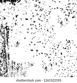 Vector grunge overlay texture. Black and white background
