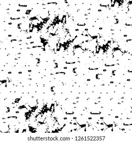 Vector grunge overlay texture. Black and white background