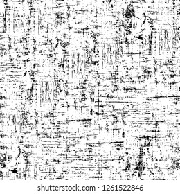 Vector grunge overlay texture. Black and white background