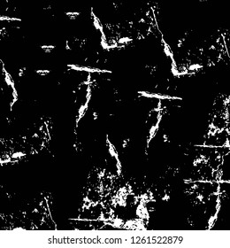 Vector grunge overlay texture. Black and white background