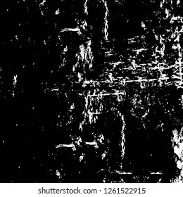 Vector grunge overlay texture. Black and white background