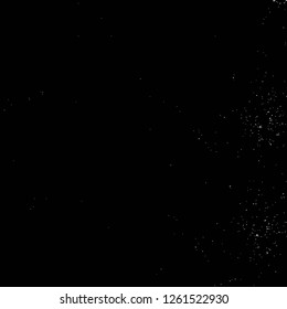 Vector grunge overlay texture. Black and white background
