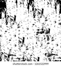 Vector grunge overlay texture. Black and white background