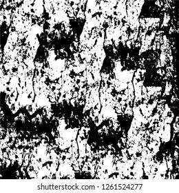 Vector grunge overlay texture. Black and white background
