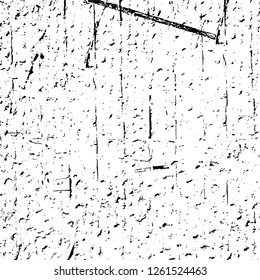 Vector grunge overlay texture. Black and white background