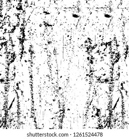 Vector grunge overlay texture. Black and white background