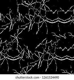 Vector grunge overlay texture. Black and white background