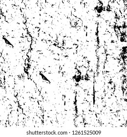 Vector grunge overlay texture. Black and white background