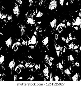 Vector grunge overlay texture. Black and white background