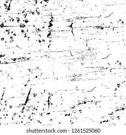 Vector grunge overlay texture. Black and white background