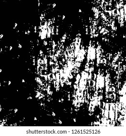 Vector grunge overlay texture. Black and white background