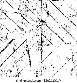 Vector grunge overlay texture. Black and white background