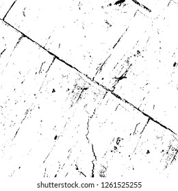 Vector grunge overlay texture. Black and white background