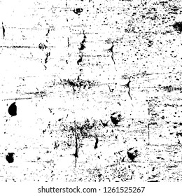 Vector grunge overlay texture. Black and white background