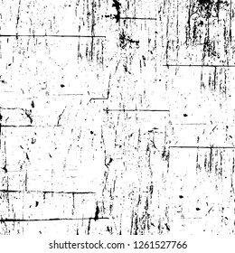 Vector grunge overlay texture. Black and white background