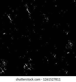 Vector grunge overlay texture. Black and white background