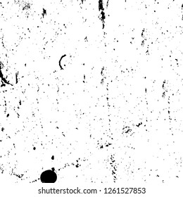 Vector grunge overlay texture. Black and white background