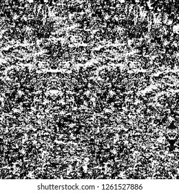 Vector grunge overlay texture. Black and white background