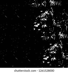 Vector grunge overlay texture. Black and white background