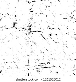 Vector grunge overlay texture. Black and white background