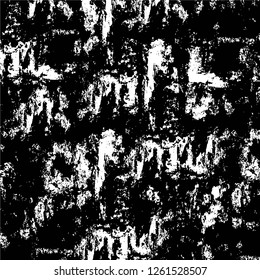 Vector grunge overlay texture. Black and white background