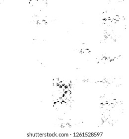 Vector grunge overlay texture. Black and white background