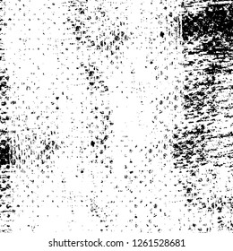 Vector grunge overlay texture. Black and white background