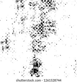 Vector grunge overlay texture. Black and white background