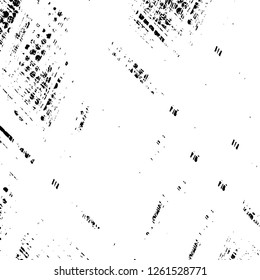 Vector grunge overlay texture. Black and white background