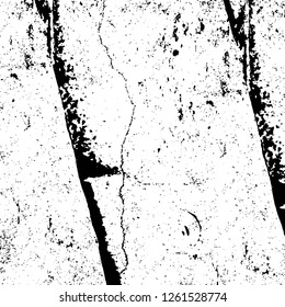 Vector grunge overlay texture. Black and white background