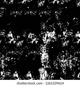 Vector grunge overlay texture. Black and white background
