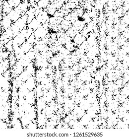 Vector grunge overlay texture. Black and white background