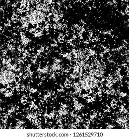 Vector grunge overlay texture. Black and white background