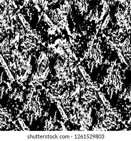 Vector grunge overlay texture. Black and white background
