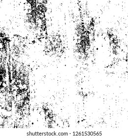 Vector grunge overlay texture. Black and white background