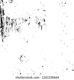 Vector grunge overlay texture. Black and white background