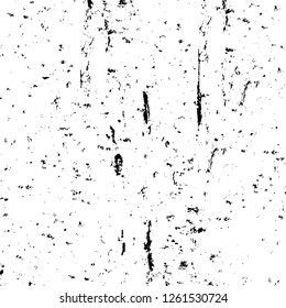 Vector grunge overlay texture. Black and white background