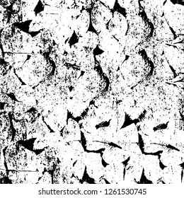 Vector grunge overlay texture. Black and white background