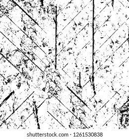 Vector grunge overlay texture. Black and white background