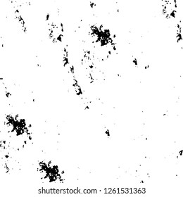 Vector grunge overlay texture. Black and white background
