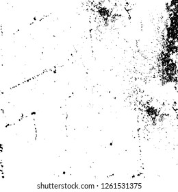 Vector grunge overlay texture. Black and white background
