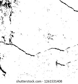 Vector grunge overlay texture. Black and white background
