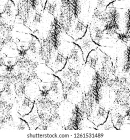 Vector grunge overlay texture. Black and white background