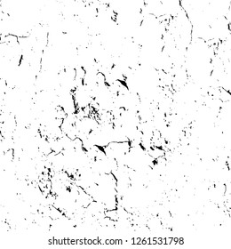 Vector grunge overlay texture. Black and white background