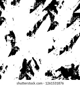 Vector grunge overlay texture. Black and white background